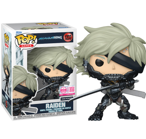 Funko Pop! Raiden LIMITADO 1200 pçs-Metal Gear Rising-1233