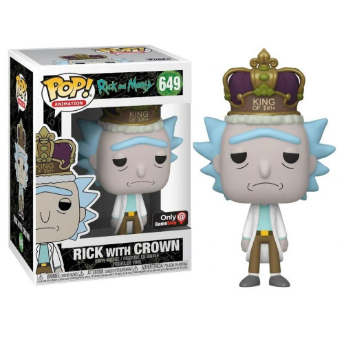 Funko Pop! Rick With Crown-Rick And Morty-649