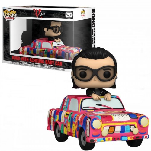 Funko Pop! Rides: Bono With Achtung Baby Car U2 #293 - Produto Original