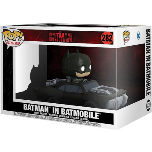 Funko Pop! Rides: The Batman - Batman in Batmobile #282 - The Batman - #282