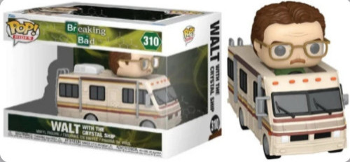 Funko Pop! Rides Breaking Bad Walt With The Crystal Ship 310 Television Breaking Bad #310 - Produto Original