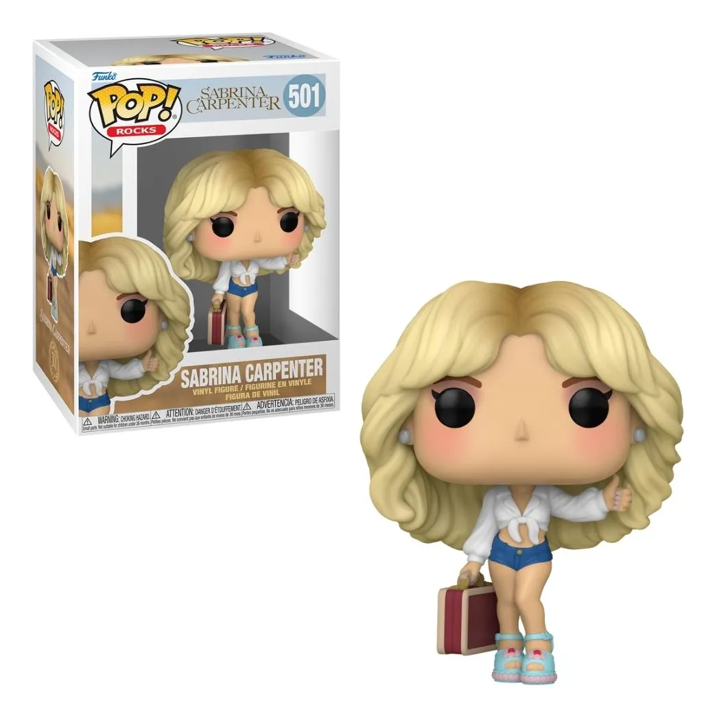 Funko Pop! Rocks - Sabrina Carpenter (manchild) Sabrina Carpenter #501 - Produto Original
