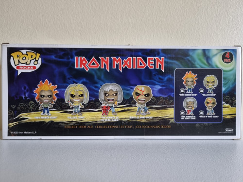 Funko Pop! Rocks: Iron Maiden, Killers, The Number Of The Beast, Piece Of Mind (pack - Gitd) - Iron Maiden - #4