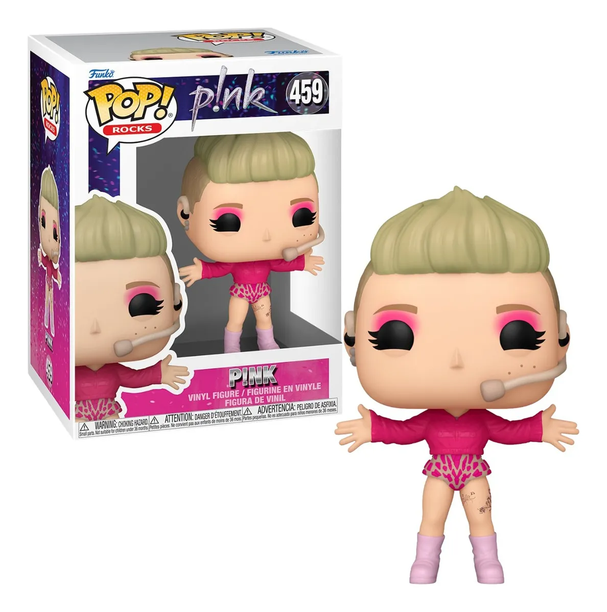 Funko Pop! Rocks: Pink - Trustfall 459-Rocks Pink-459