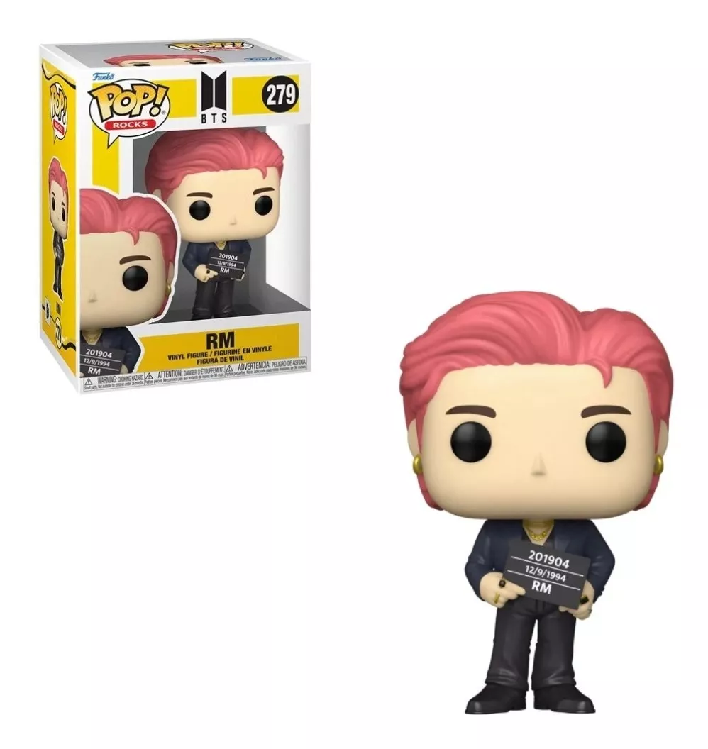 Funko Pop! Rocks: Rm Bts Música #279 K-Pop BTS #279 - Produto Original