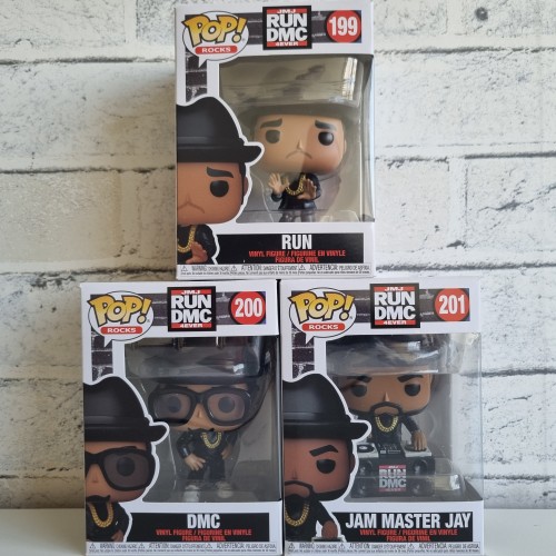 Funko Pop! Rocks Run DMC Jam Master Jay #201 Rare Vaulted