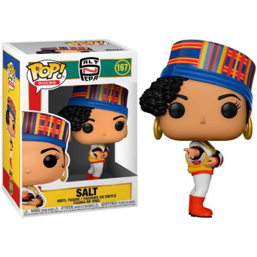 Funko Pop! Rocks: Salt-N-Pepa - Salt #167 ROCKS: SALT-N-PEPA #167 - Produto Original