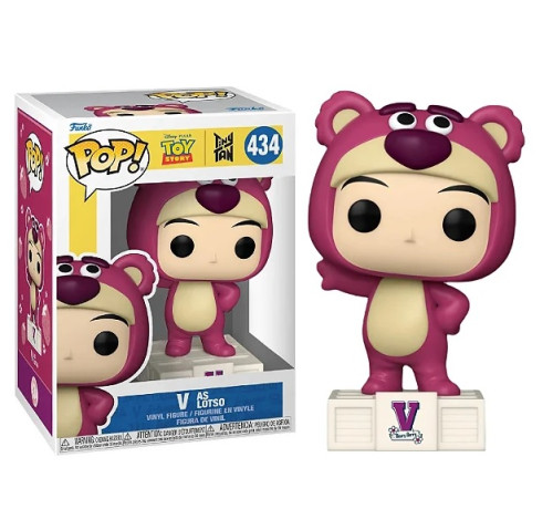 Funko Pop! Rocks Disney Toy Story TinyTAN BTS V As Lotso 434-Disney-434