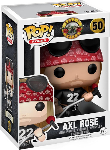 Funko Pop! Rocks Guns N' Roses Axl Rose Rocks #50 - Produto Original
