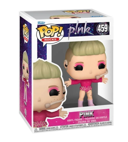 Funko Pop! Rocks P!nk - Trustfall 459 P!nk #459 - Produto Original