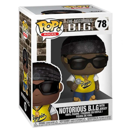 Funko Pop! Rocks The Notorious B.i.g With Jersey #78 - The Notorious B.I.G - #78
