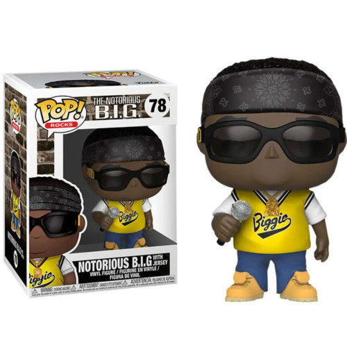 Funko Pop! Rocks The Notorious B.i.g With Jersey #78-The Notorious B.I.G-78