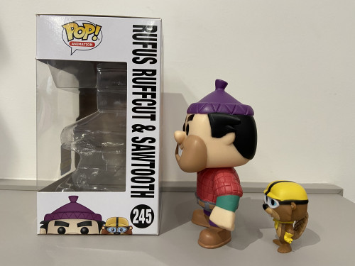 Funko Pop! Rufus Ruffcut & Sawtooth Sdcc 2017 Le 750 Peças - Wacky Races - #245