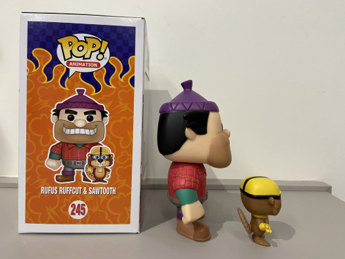 Funko Pop! Rufus Ruffcut & Sawtooth Sdcc 2017 Le 750 Peças - Wacky Races - #245