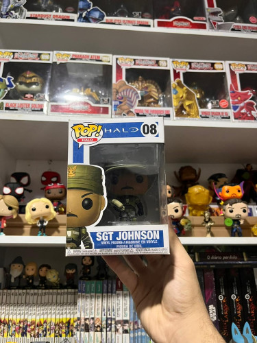 Funko Pop! SGT Jhonson Halo #08 - Produto Original