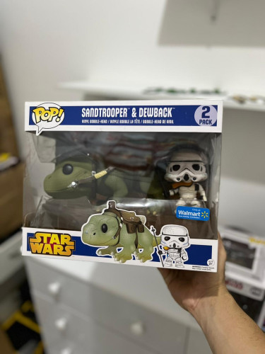 Funko Pop! Sandtrooper & Dewback Star Wars #02 - Produto Original