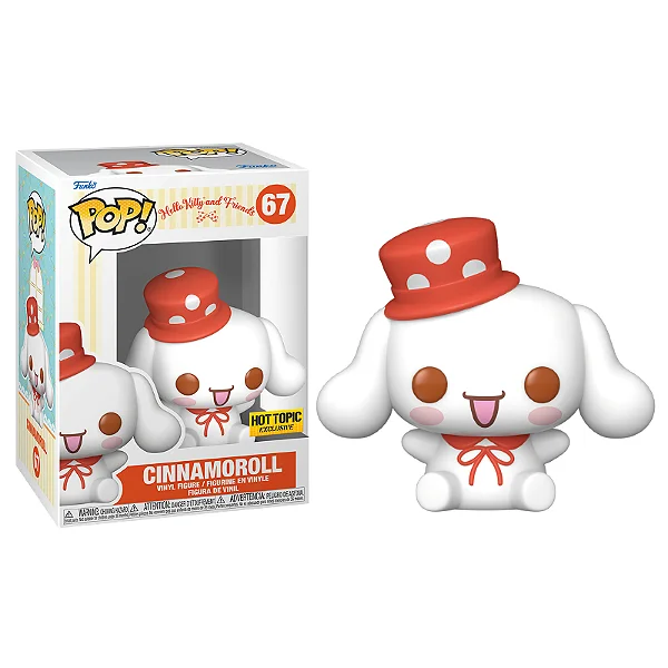 Funko Pop! Sanrio Hello Kitty Cinnamoroll 67 Hot Topic Exclusive Hello Kitty And Friends #67 - Produto Original