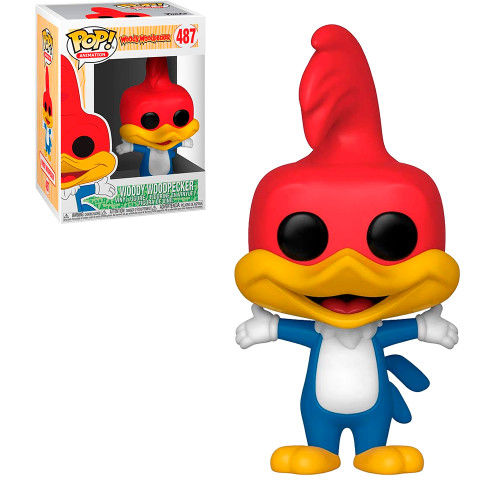 Funko Pop! Woody Woodpecker 487 Pica-Pau FUNKO POP #487 - Produto Original