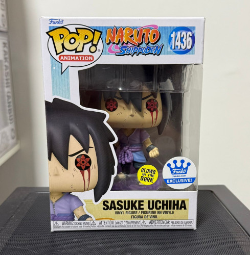 Funko Pop! Sasuke Uchiha Funko Shop! Glow - Naruto Shippuden Funko Pop! Sasuke Uchiha #1436 --Naruto Shippuden-1436