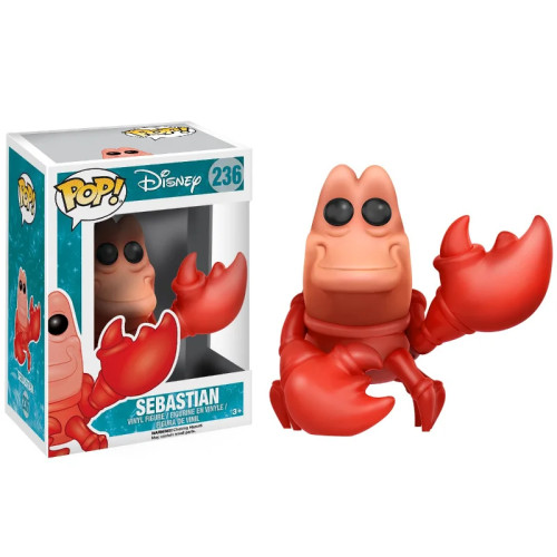Funko Pop! Sebastian The Little Mermaid Disney 236 Vaulted Disney #236 - Produto Original