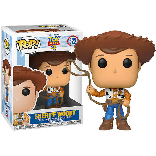 Funko Pop! Sheriff Woody - Toy Story 4 Disney Pixar Toy Story 4 #522 - Produto Original