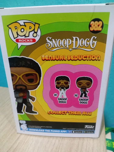 Funko Pop! Snoop Dogg 15.000 Pçs Disco Sensual Seduction 382 - ROCKS SNOOP DOGG - #382