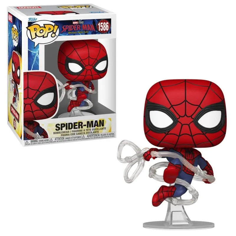 Funko Pop! Spider-Man - Homem-Aranha: Um Novo Dia Marvel Spider-Man Brand New Day #1586 - Produto Original