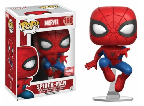 Funko Pop! Spider-man Exclusivo Collector Corps Marvel 160-Marvel-160