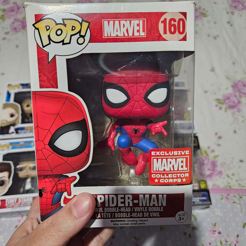 Funko Pop! Spider-man Exclusivo Collector Corps Marvel 160 - Marvel - #160