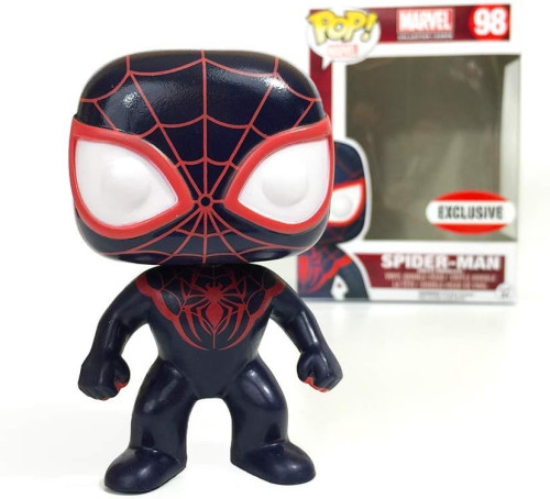 Funko Pop! Spider-man Miles Morales Exclusivo Collector Corps Marvel 98 Marvel #98 - Produto Original