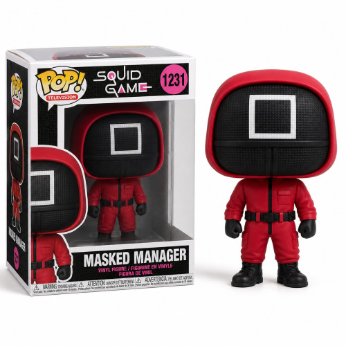 Funko Pop! Squid Game – Masked Manager #1231 – Round 6 Round Six #1 - Produto Original