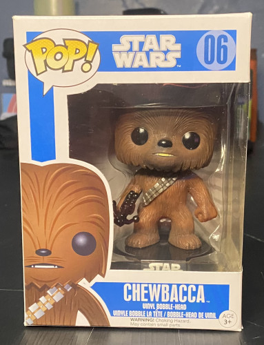 Funko Pop! Star Wars - Chewbacca (fonte pequena) - Star Wars - #06