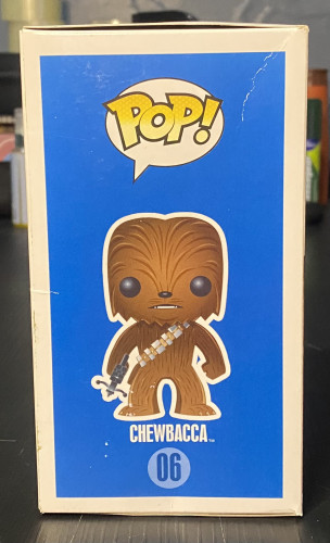 Funko Pop! Star Wars - Chewbacca (fonte pequena) - Star Wars - #06