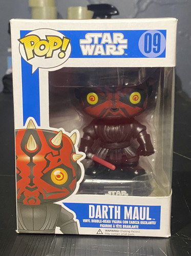 Funko Pop! Star Wars - Darth Maul (fonte Pequena) - Star Wars - #09