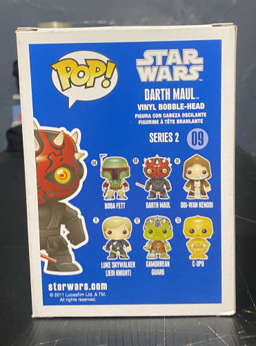 Funko Pop! Star Wars - Darth Maul (fonte Pequena) - Star Wars - #09