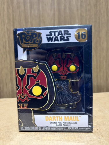 Funko Pop: Star Wars - Darth Maul 16 - Stars Wars - #165 FUNKO POP #165 - Produto Original