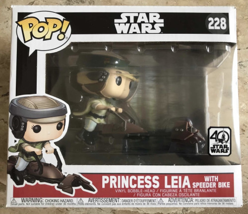 Funko Pop! Star Wars: Princess Leia With Speeder Bike-Stars Wars-228