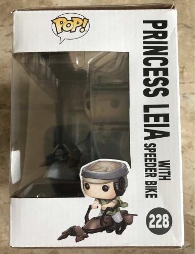 Funko Pop! Star Wars: Princess Leia With Speeder Bike - Stars Wars - #228