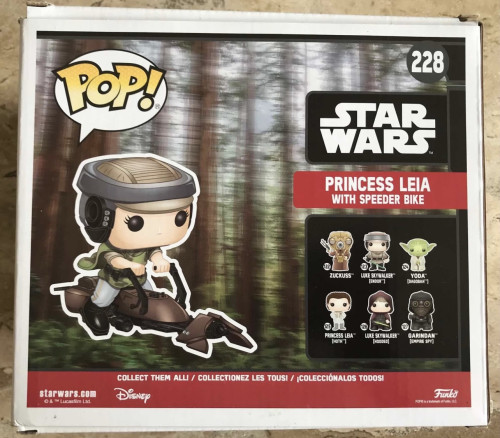 Funko Pop! Star Wars: Princess Leia With Speeder Bike - Stars Wars - #228