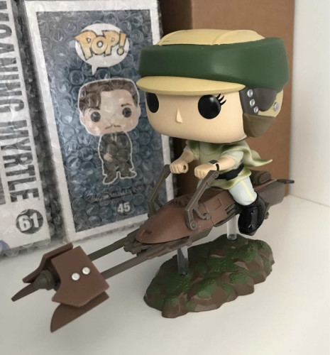 Funko Pop! Star Wars: Princess Leia With Speeder Bike - Stars Wars - #228