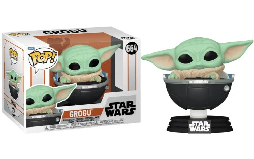 Funko Pop! Star Wars Mandalorian Baby Yoda Grogu #664 - Star Wars  #664