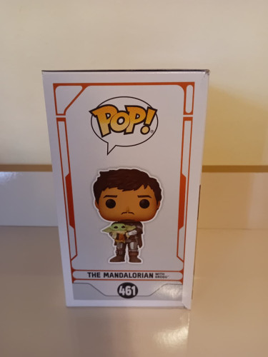 Funko Pop! Star Wars The Mandalorian With Grogu #461 - Star Wars: The Mandalorian - #461
