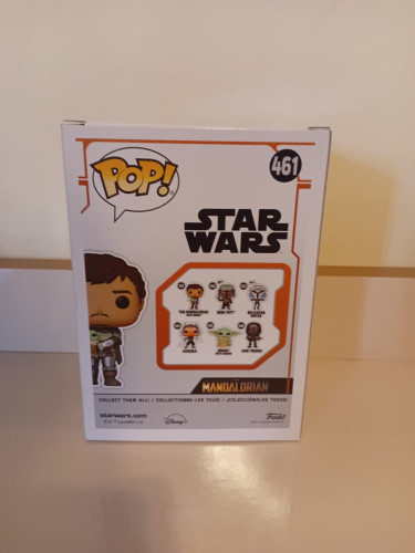 Funko Pop! Star Wars The Mandalorian With Grogu #461 - Star Wars: The Mandalorian - #461