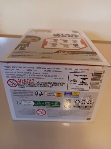 Funko Pop! Star Wars The Mandalorian With Grogu #461 - Star Wars: The Mandalorian - #461