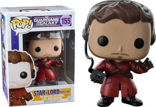 Funko Pop! Star-lord [mixed Tape] Marvel Exclusivo Underground Toys 155 - Marvel  #155