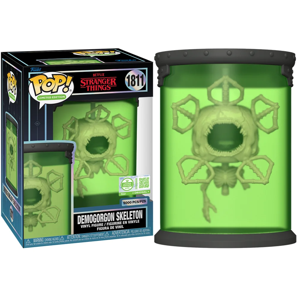 Funko Pop! Stranger Things - Demogorgon Skeleton 5.000 un. edição limitada Stranger Things #1811 - Produto Original