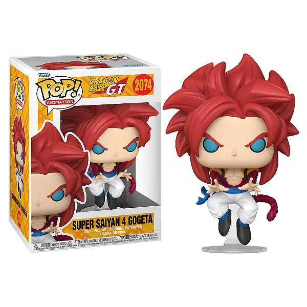 Funko Pop! Super Saiyan 4 Gogeta Dragon Ball Gt #2074 - Produto Original