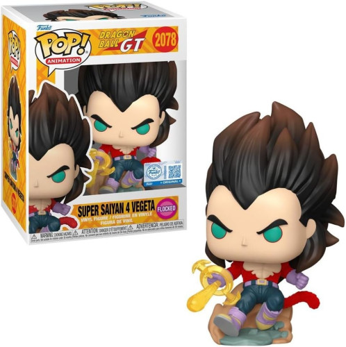 Funko Pop! Super Saiyan 4 Vegeta (Flocked) Dragon Ball Gt #2078 - Produto Original