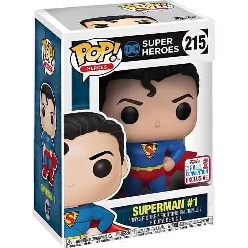 Funko Pop! Superman #1  Fall Convention 2017 Exclusive - DC Superman - #215