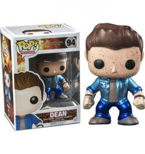 Funko Pop! Supernatural Dean com respingos de sangue metálicos Television Supernatural #95 - Produto Original